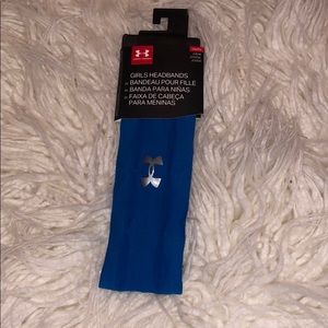 Blue under armour headband